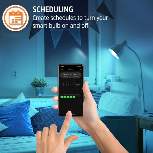 4pk EAC2-1003-RGB+MWT LED Bulb