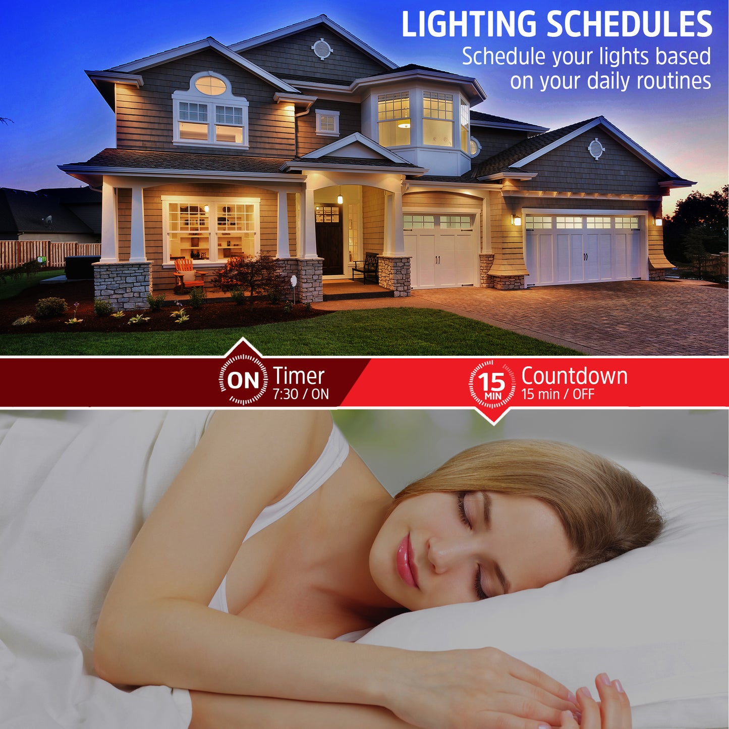 Smart Wifi Multi-Color and Multi-White LED A19/E26 Light Bulb