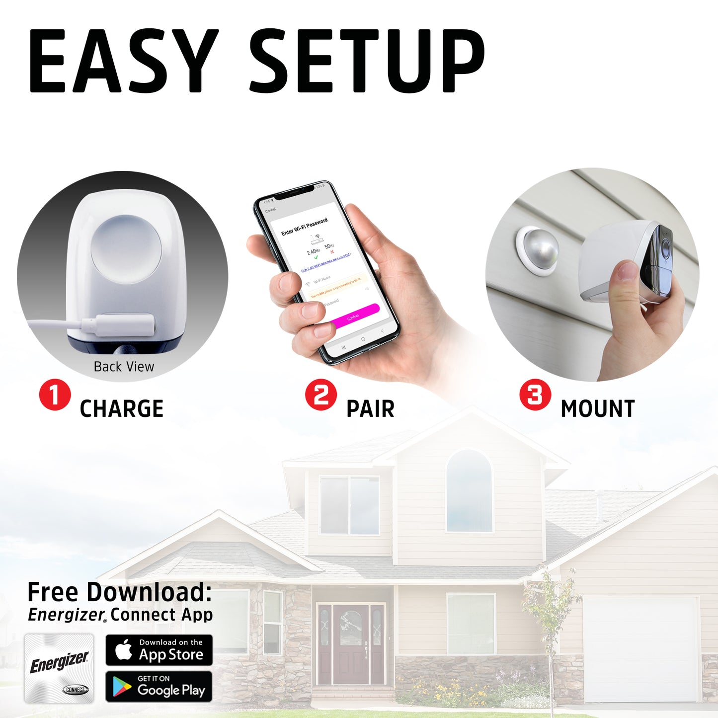 Smart Wifi 1080p HD Indoor/Outdoor Battery Video Camera