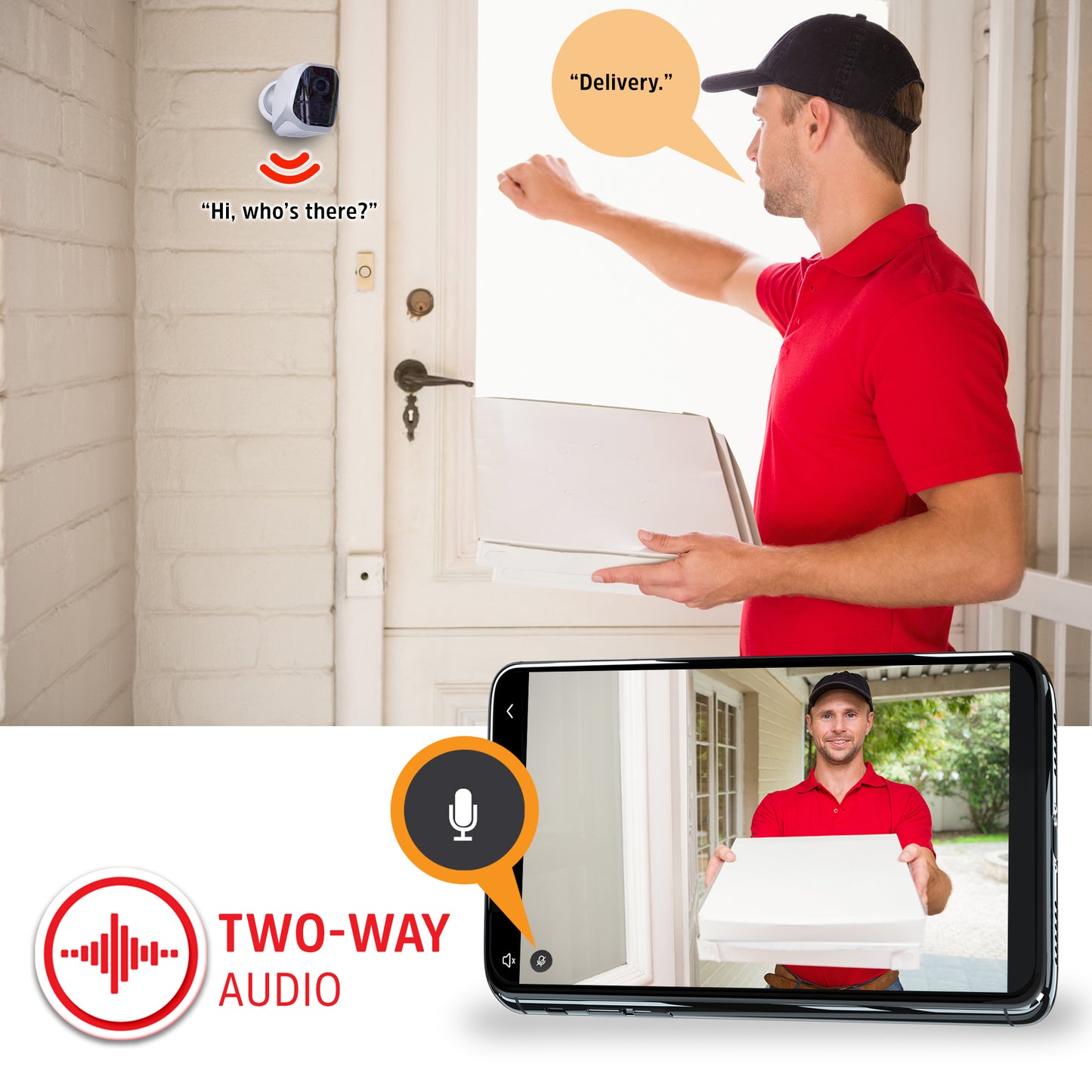 Smart Wifi 1080p HD Indoor/Outdoor Battery Video Camera