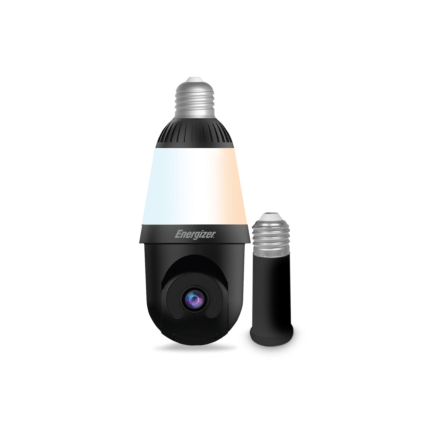 Smart 5GHz 2K Pan and Tilt Camera w/ multi-white 1000 Lumen Lightbulb
