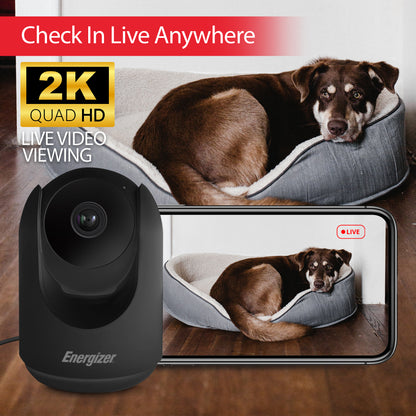 Smart 2K Indoor Pan & Tilt Wired Motion Tracking Camera