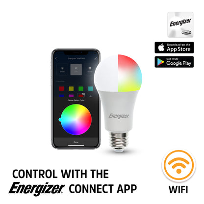 2-Pack Smart Multi-Color & White LED Light Bulbs