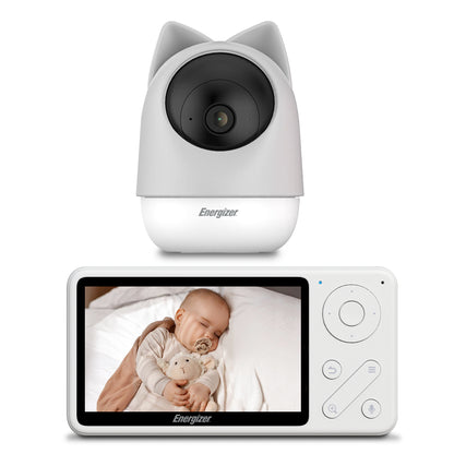 Smart 5GHz 2K Pan and Tilt Baby Camera with Portable Wireless Monitor Screen