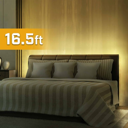 16.5ft Smart Outdoor Multi-White and Multicolor LED Light Strip