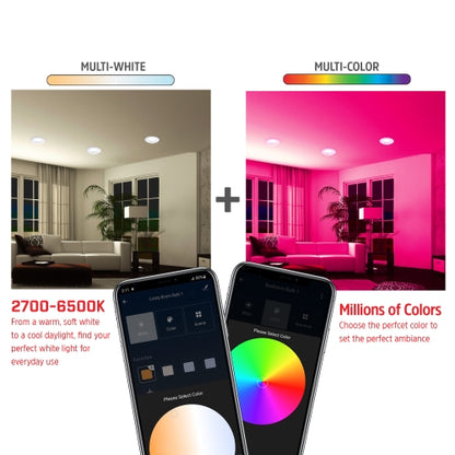 Smart 5/6in Multicolor Multi-white Downlight Light Bulb