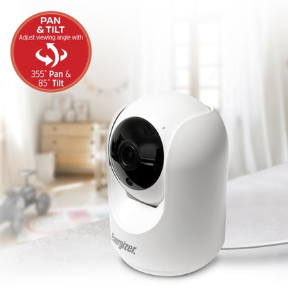 Smart Wi-Fi 1080P Full HD Indoor P/T Security Camera with Motion Tracking