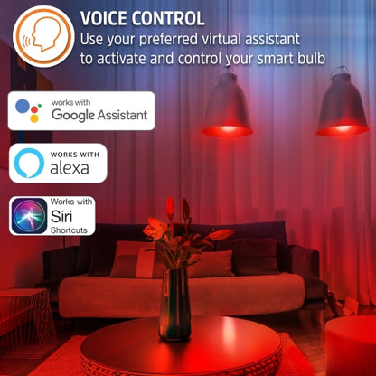 Smart LED White & Multi-Color LED Light Bulbs with Voice Control and Remote Access