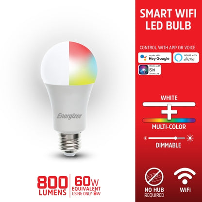 Smart LED White & Multi-Color LED Light Bulbs with Voice Control and Remote Access