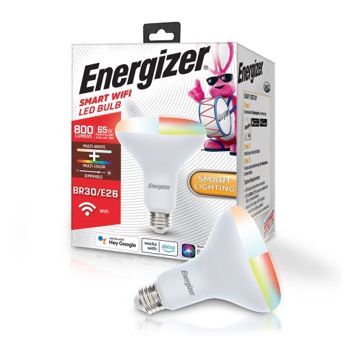 Smart Multicolor and Multi-White BR30 LED Light Bulb