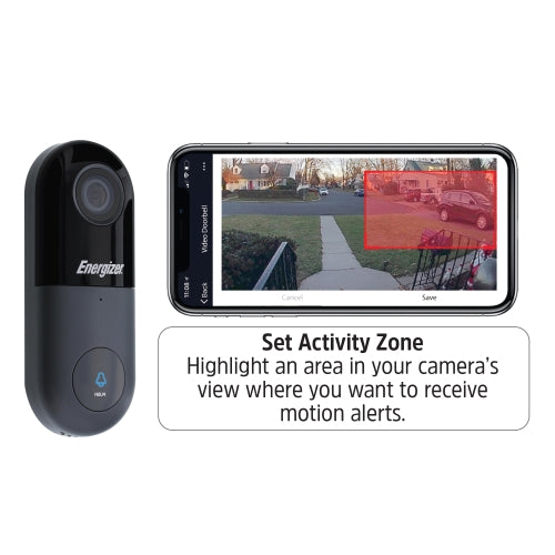 Smart 1080p Security Wired Video Doorbell & Chime