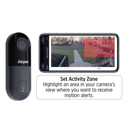 Smart 1080p Security Wired Video Doorbell & Chime