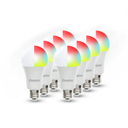 Smart LED White & Multi-Color LED Light Bulbs with Voice Control and Remote Access