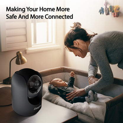 Smart Wi-Fi 1080P Full HD Indoor P/T Security Camera with Motion Tracking