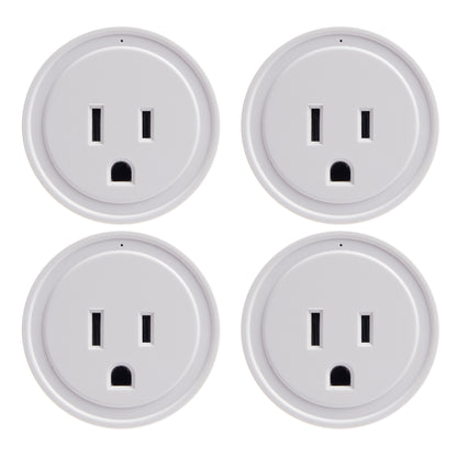 Smart Wi-Fi 15 Amp Wall Outlet Plug, Voice Control, Remote Access, Mobile App