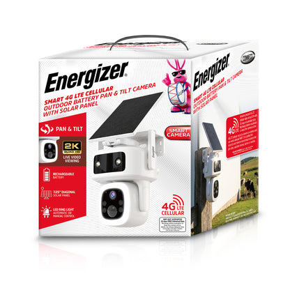 Smart 4G LTE Cellular Outdoor Battery Pan & Tilt Camera with Solar Panel