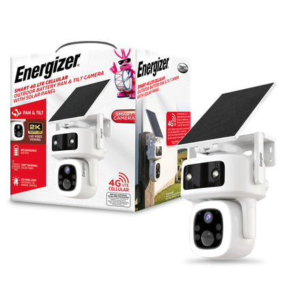 Smart 4G LTE Cellular Outdoor Battery Pan & Tilt Camera with Solar Panel
