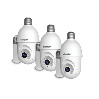 Smart 5GHz 2K Indoor/Outdoor Socket P/T Security Camera with LED Spotlight