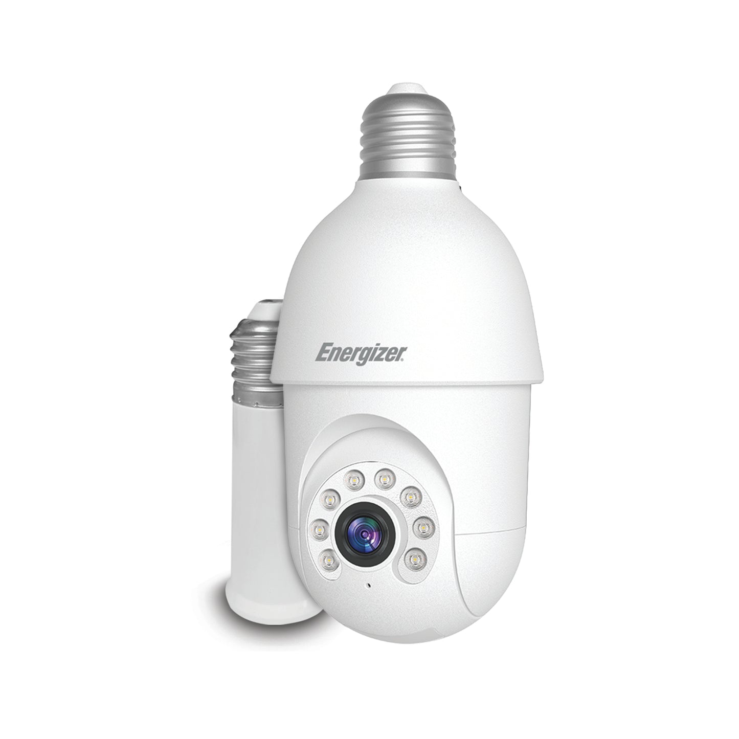 Smart 5GHz 2K Indoor/Outdoor Socket P/T Security Camera with LED Spotlight