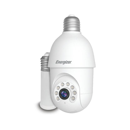 Smart 5GHz 2K Indoor/Outdoor Socket P/T Security Camera with LED Spotlight