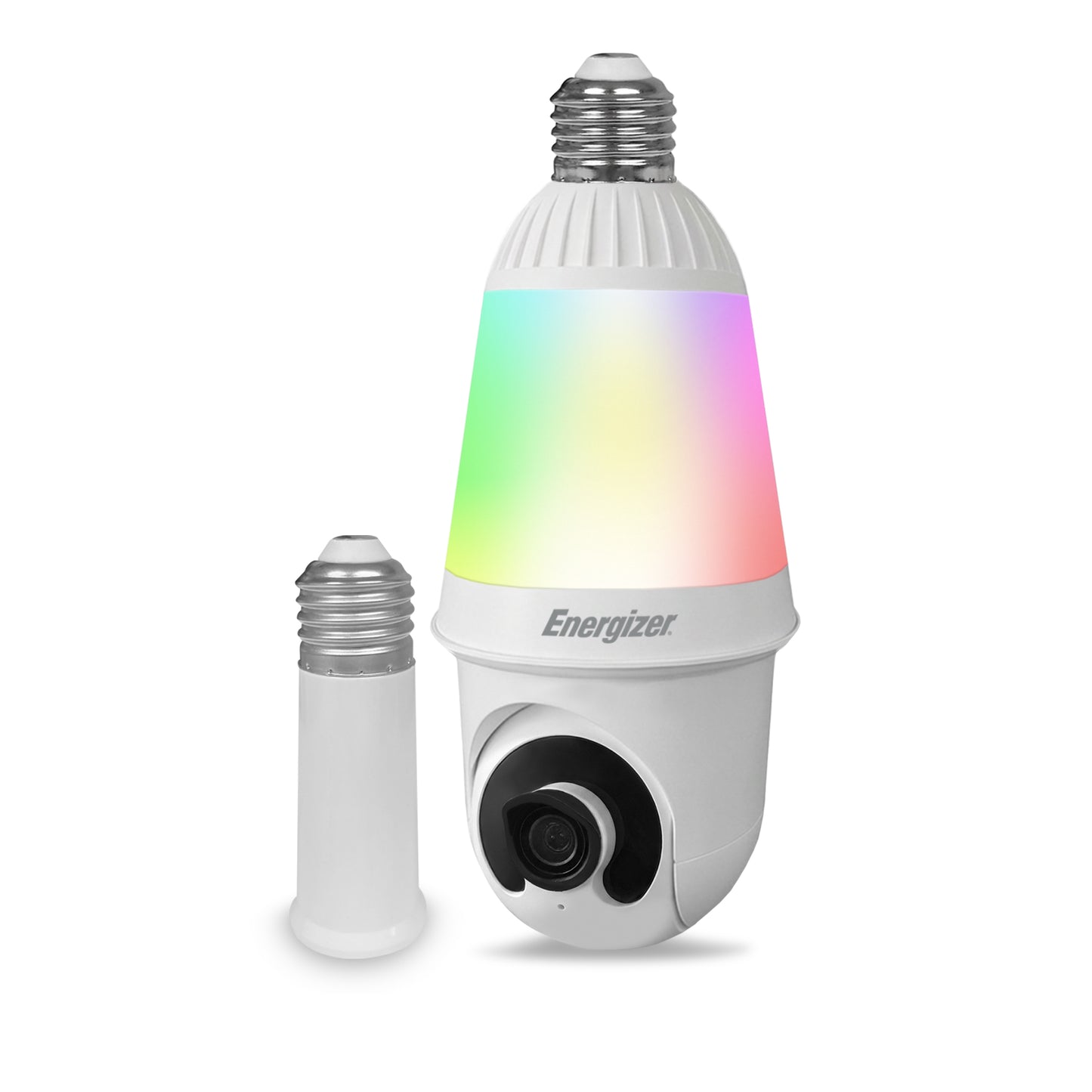 Smart 5GHz 2K Quad HD WiFi 1000 Lumens Light Bulb P/T Security Camera
