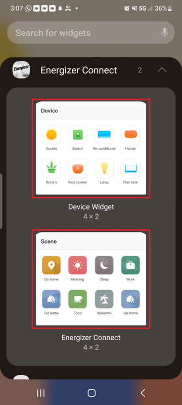 android-app-widget – Energizer Connect