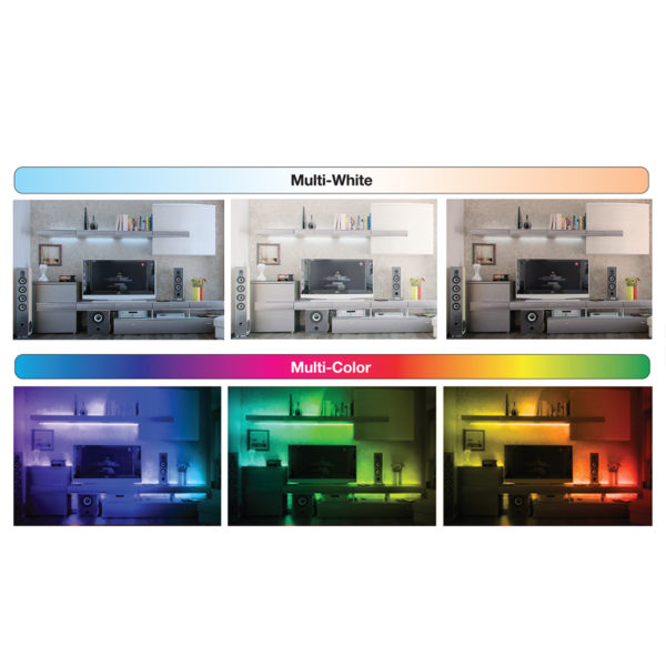 Smart LED Light Strip Multi-Color, 6.5ft